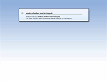 Tablet Screenshot of andrea.ferber-marketing.de